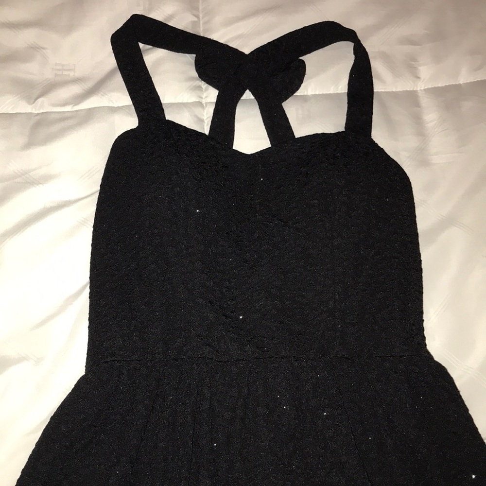 Sparkly black dress